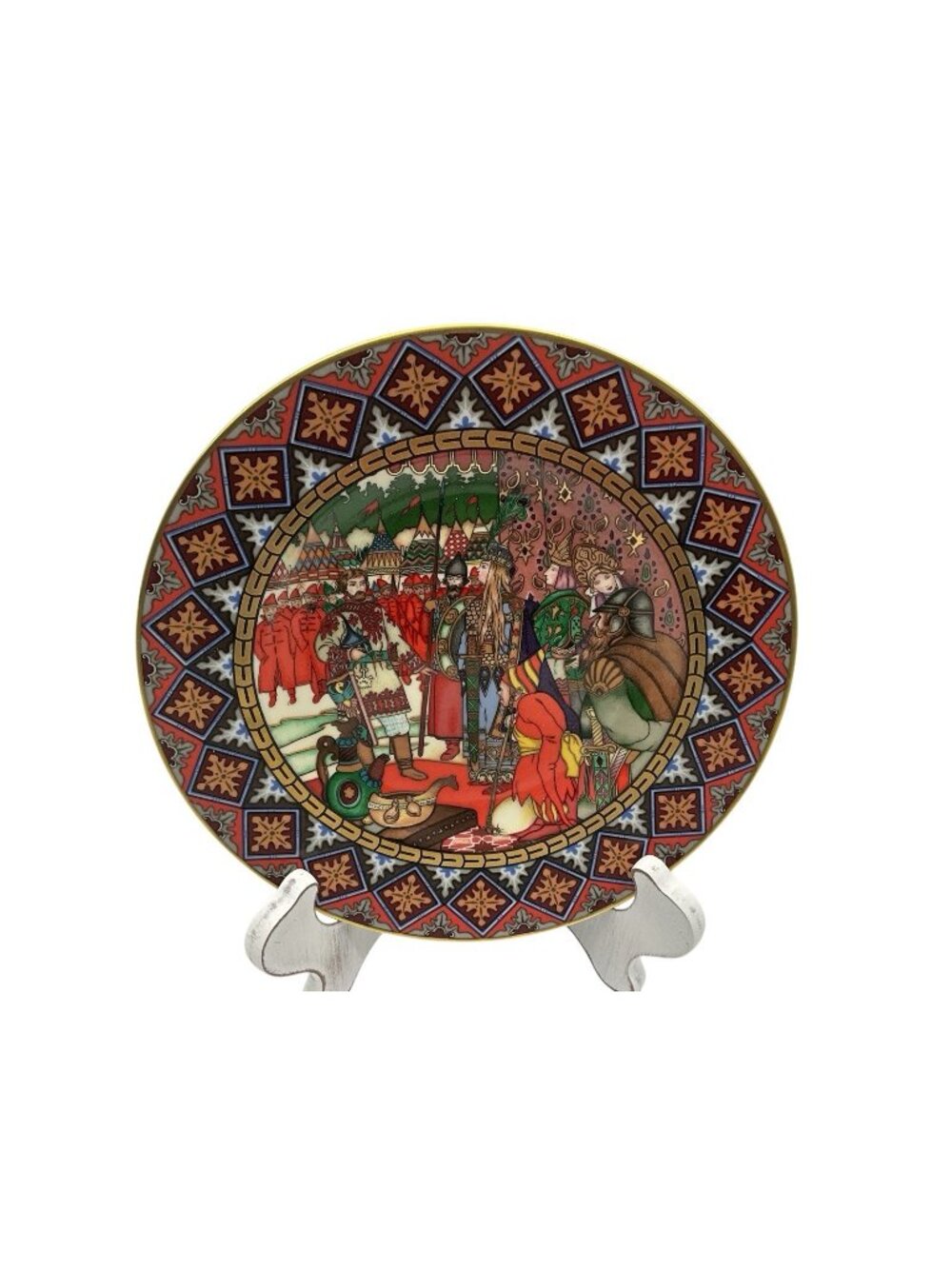 Villeroy & Boch Heinrich The Russian Fairy Tales Porcelain Plate Maria Morevna